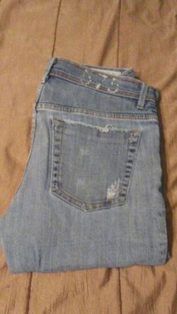 MENS DISTRESSED LEVIS 575 JEANS BUTTON FLY