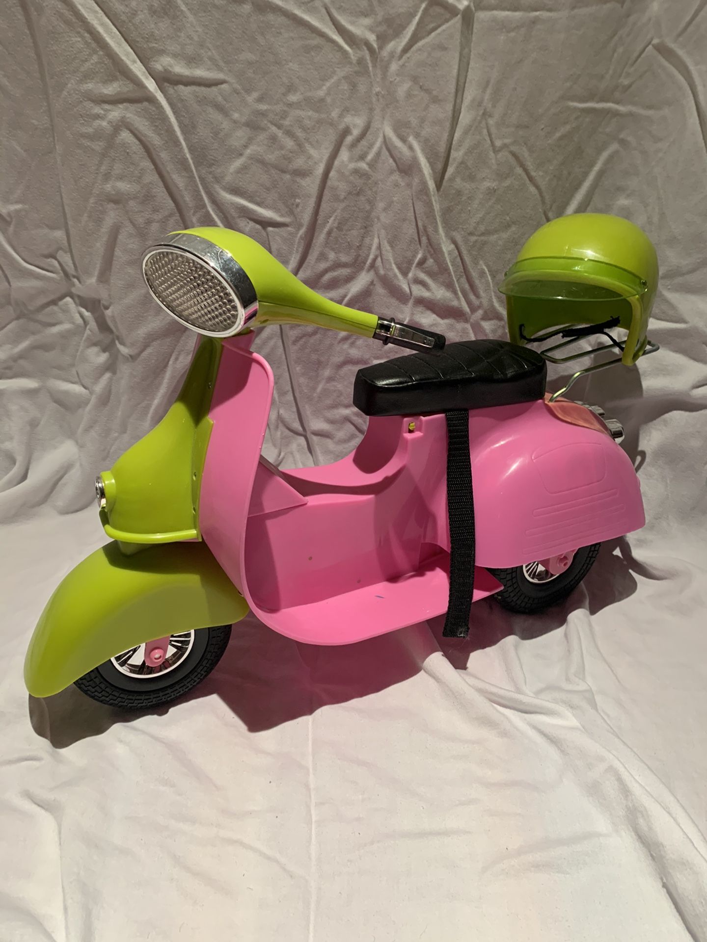 18” doll scooter with helmet