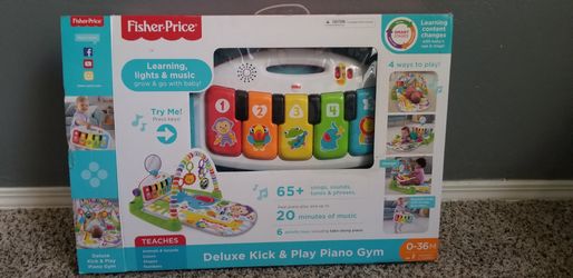 Fisher price play piano gym