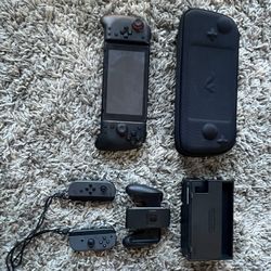 Switch Console With Extra Controller And Games 