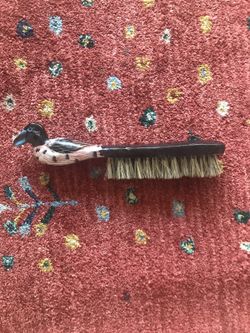 Hand painted duck brush