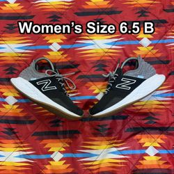New Balance Fresh Foam Roav V1 Black Grey Running Shoes WROAVTK Women’s Sz 6.5 B