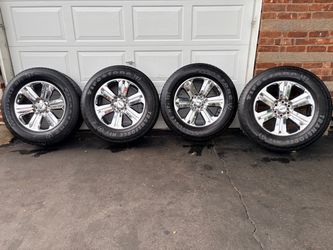 20” OEM Ford F-150 factory wheels & tires!