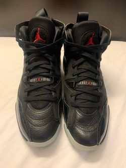 Air Jordan Jumpman Two Trey Black University Red 11.5