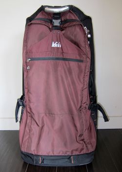 REI Co-op Wheely Beast 92L Luggage Duffel Travel Bag 34" DARK CHERRY