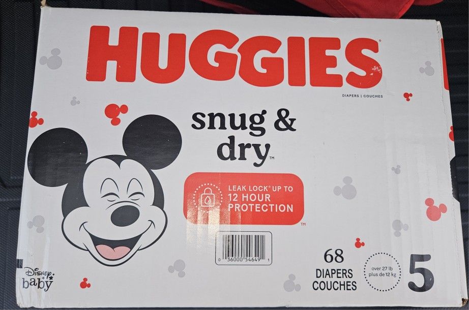 Huggies Size 5 68 Count $25