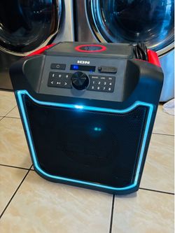 ION Pathfinder 4 Portable Bluetooth Speaker | 120W Outdoor Speaker, IPX5 Water-Resistant, 100-Hour Battery, FM Radio, USB Charging