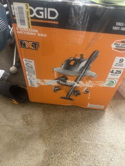 RIDGID 9 Gal. 4.25 Peak HP NXT Shop Vacuum Wet Dry Vac.  