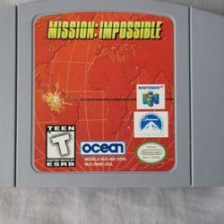 Nintendo 64 Mission Impossible Game