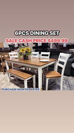 6PCS DINING SET