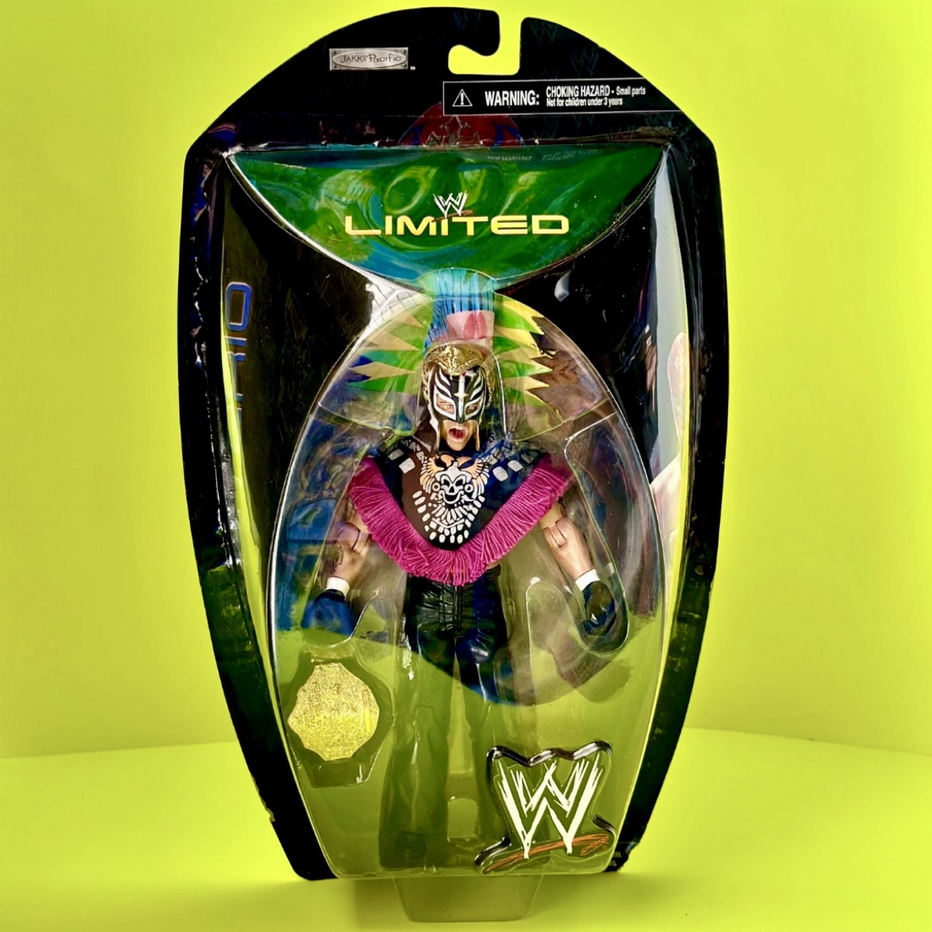Jakks Pacific WWE Limited Edition Ruthless Aggression Rey Mysterio (w/Aztec Headdress) Action Figure