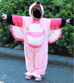 Flamingo Costume Size 2-3T