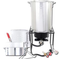 HEATAK 30QT Boil Steam Fryer Cooker with Burner