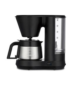 New Open Box Cuisinart 5-Cup Coffee Maker With Stainless Steel Carafe, Black