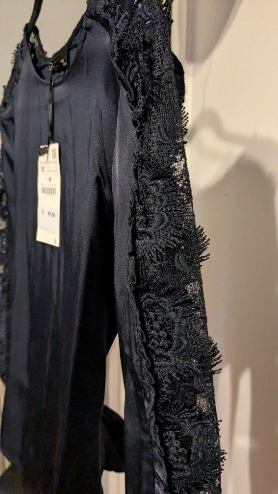 Zara Satin Long Sleeve 