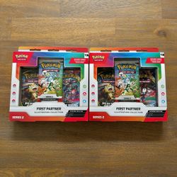 Pokémon First Partner Illustration Collection (Series 2) New X2