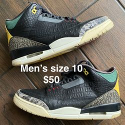 Sz 10 Jordan Retro 3s $50 FIRM NO TRADES 