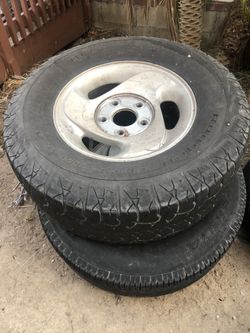 2 16” 5 Lug Pattern Rims for Jeep