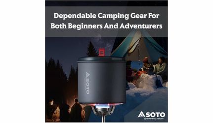 SOTO Amicus Backpacking Stove & Pot - Camping Stove With or Without Igniter