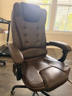 Office chair with massager