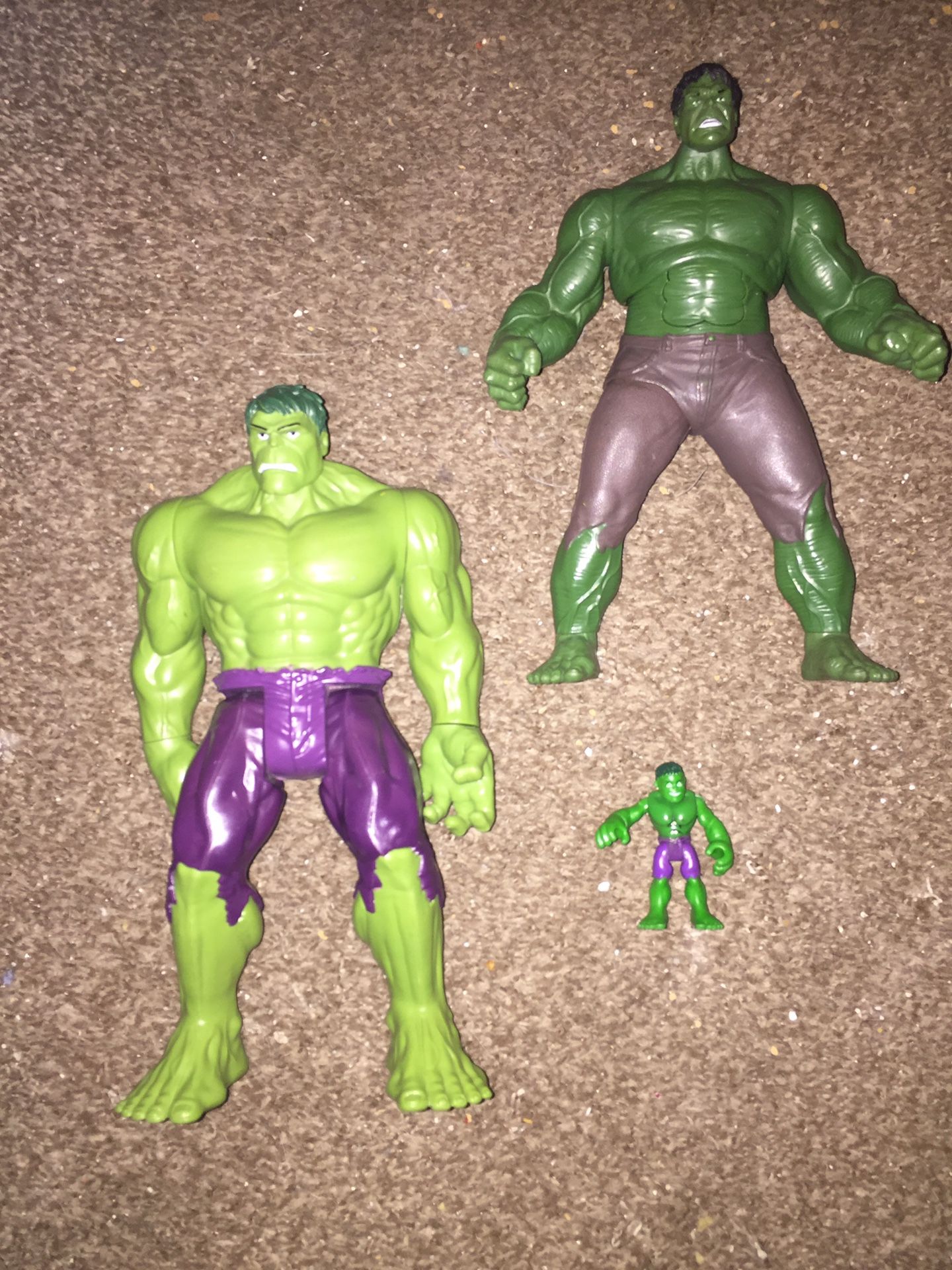 Talking Incredible Hulk action figures