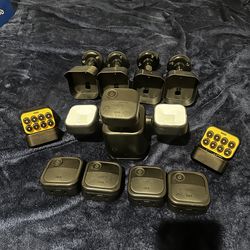 Blink camera system with floodlight and mounts