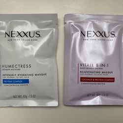 Nexxus, SheaMoisture, Cake hair conditioning packets