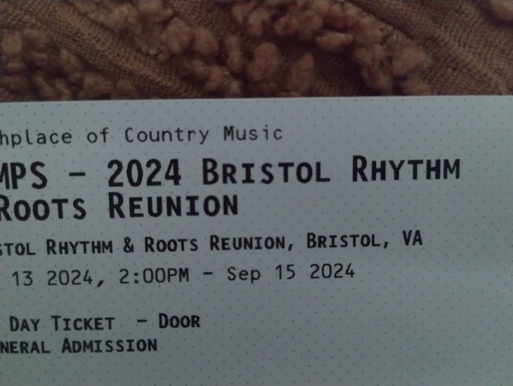 2 Rhythm And Roots Tickets 80 For The Pair