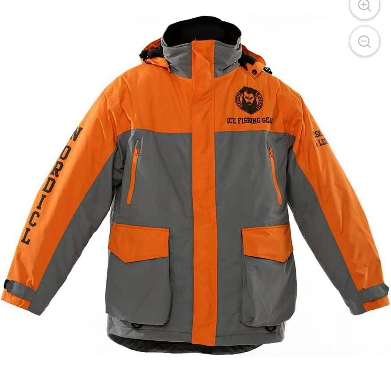 Ice Fishing Jacket, Waterproof Insulated Gear for Ice Fishing and Snowmobiling