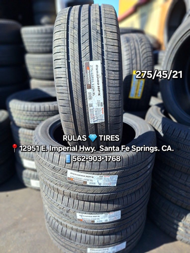 275/45/21 HANKOOK DYNAPRO HPX (Brand New Tires / Special Price)