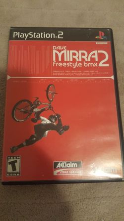 PLAYSTATION 2 DAVE MIRRA2 BMX BIKE GAME