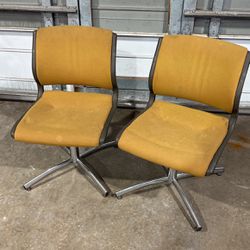 Old 70’s Waiting Room Chairs