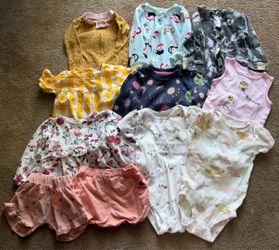 18M baby girl clothing bundle 40+ pieces