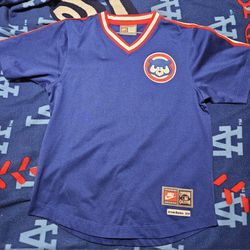 Used Retro Chicago Cubs Ernie Banks Nike Cooperstown Collections Jersey, Men's Medium 