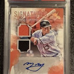 Manny Machado AUTO / PATCH Game Used 21/25 Baltimore Orioles Padres PSA 8 POP 1 ( available on E ( BAY)
