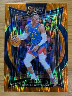 RUSSELL WESTBROOK — ORANGE PRIZM FIRE!