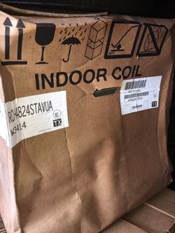 Rheem 4 ton. Air handler coil. Brand new. Box got wet.