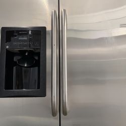 Stainless Steel Side By Side Refrigerator GE