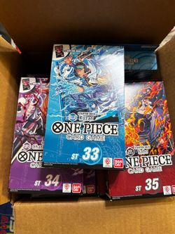 One Piece Card Game Starter Decks ST-33, ST-34, ST-35