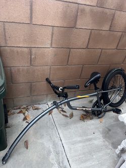 Tug a bug foldable trailer bike