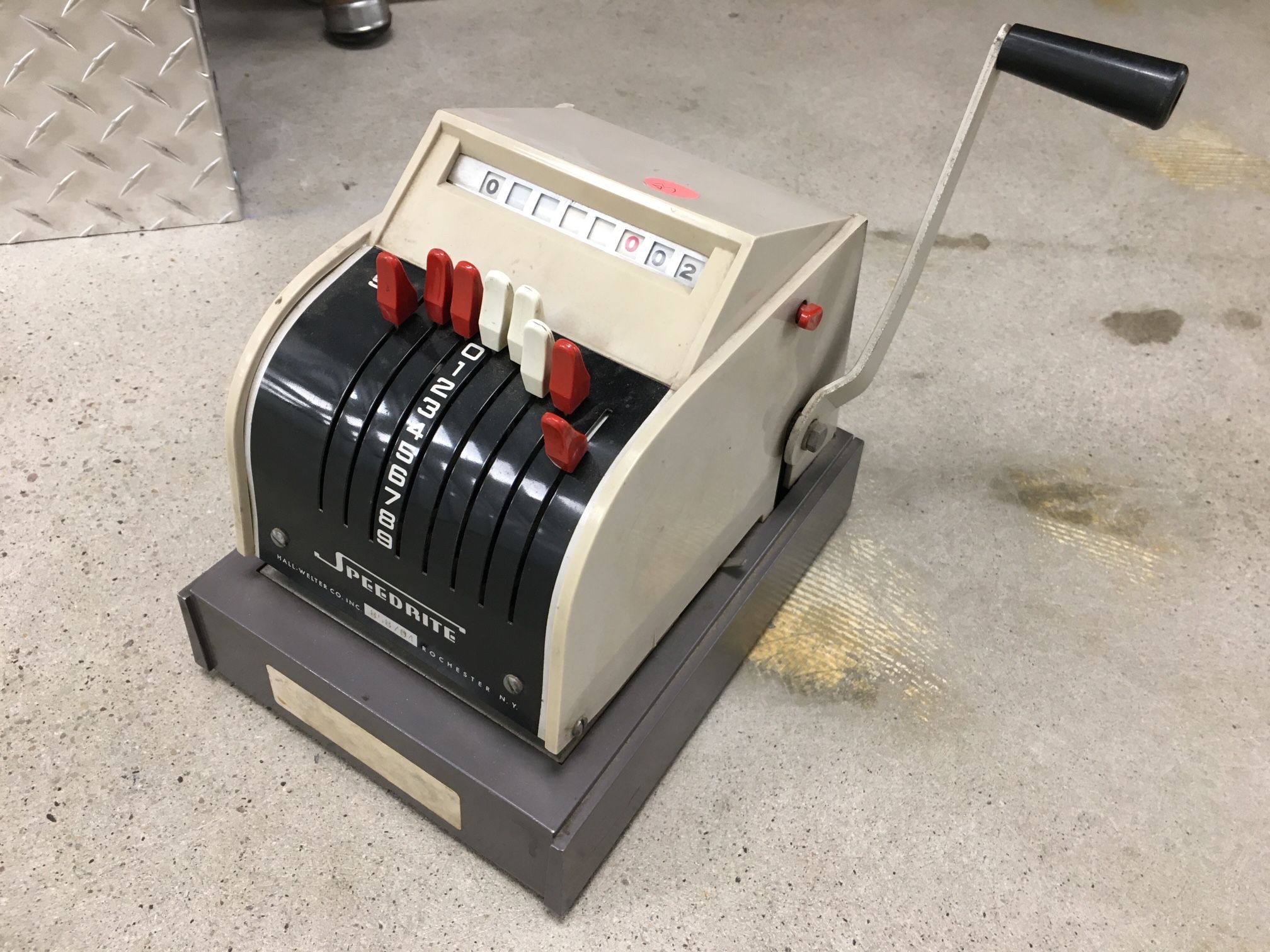 Vintage Speedrite Check Writer