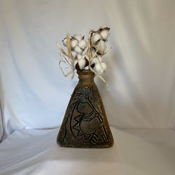 Vintage Mexican Clay Vase.