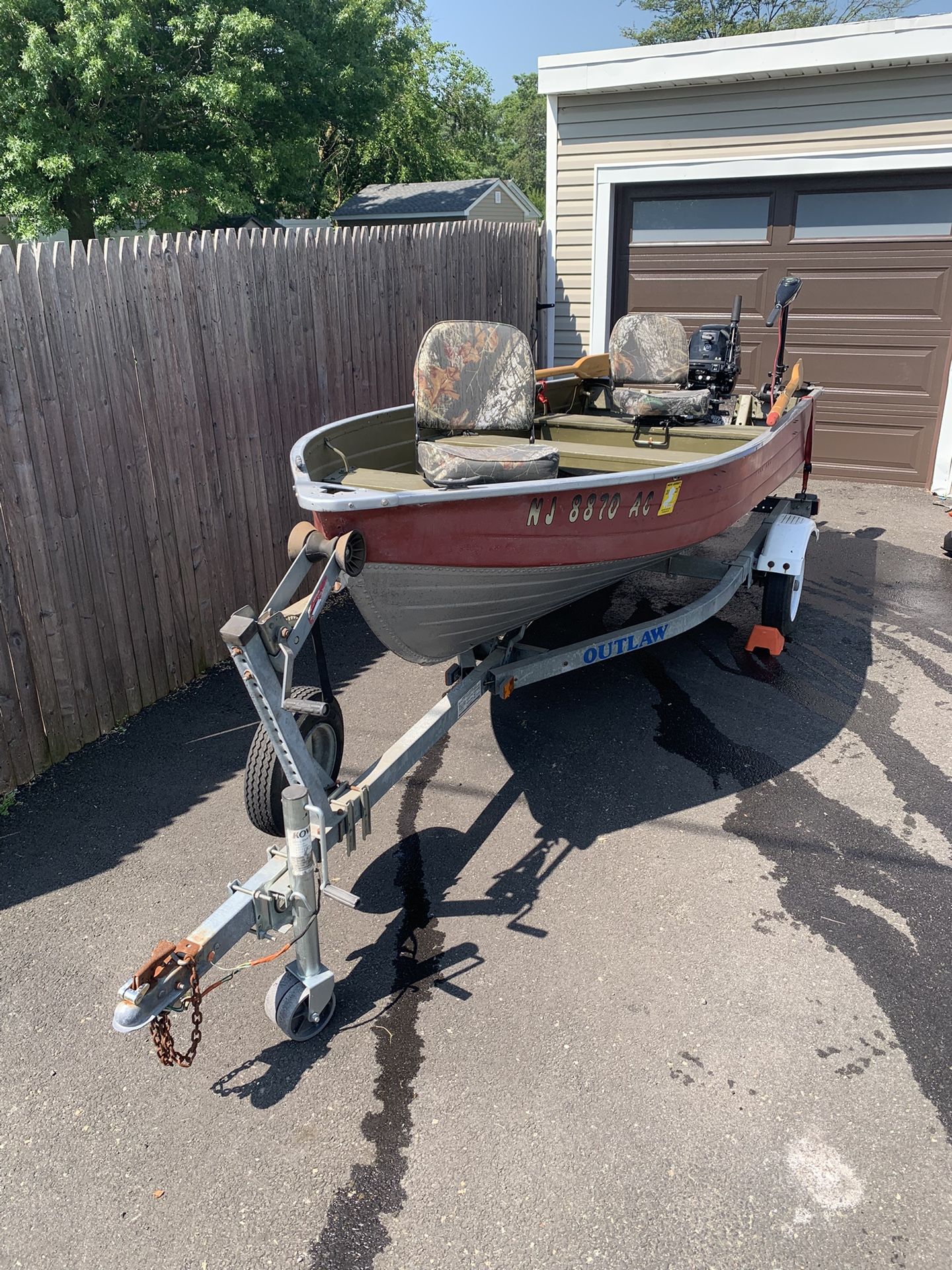 12’ Aluminum Fishing Boat