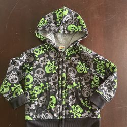 Little Boys 4T Lightweight Skull Jacket