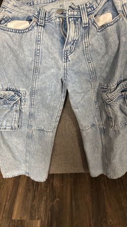 Girls Wide Leg Jeans Size 12