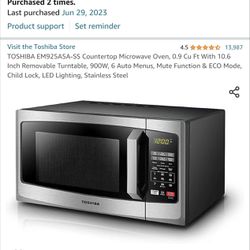 Toshiba Microwave $80