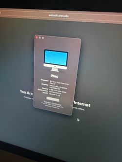 Apple iMac 21.5” Intel i5 8GB RAM 256GB SSD