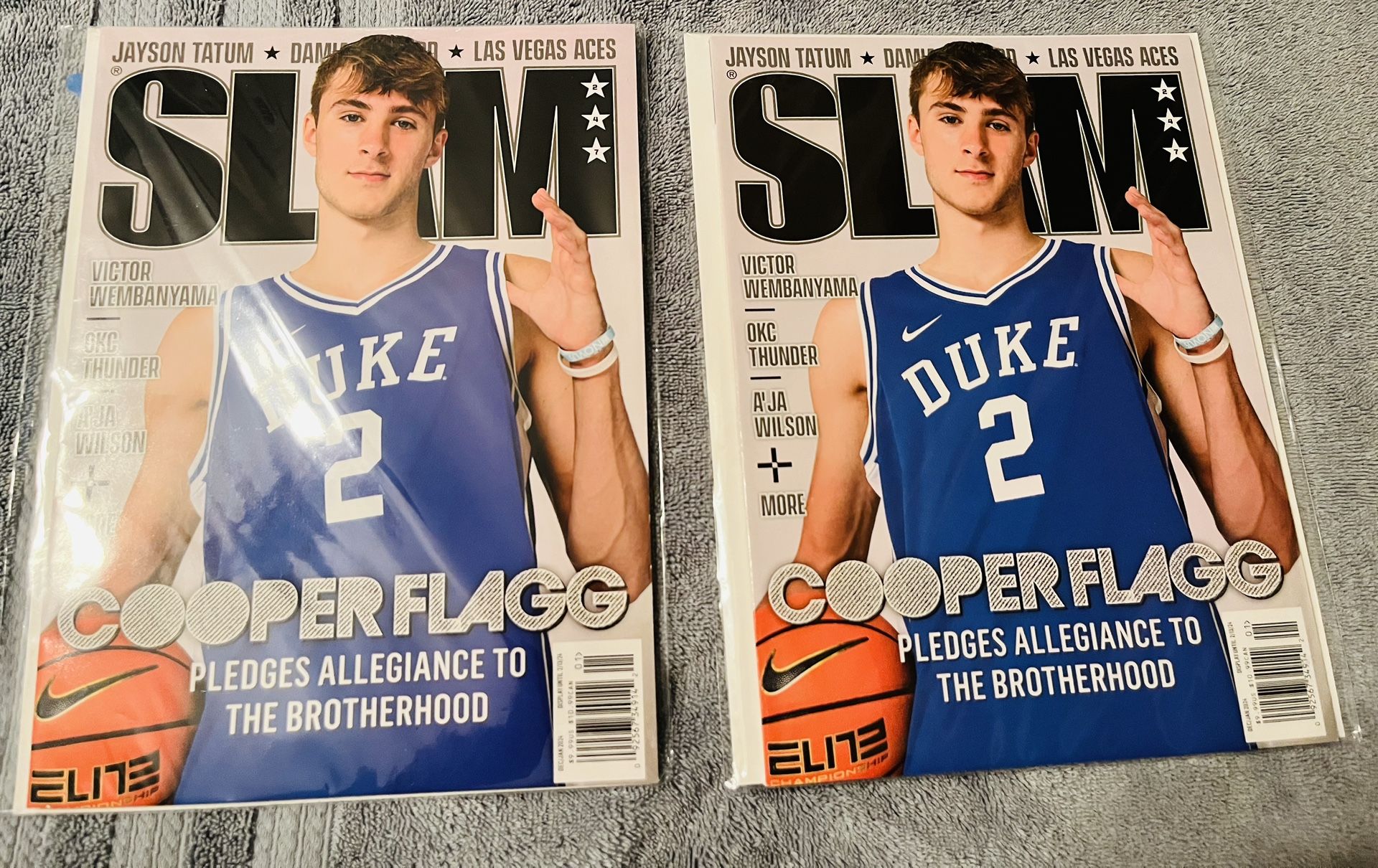Cooper Flagg Slam Magazines ( 2 ) 