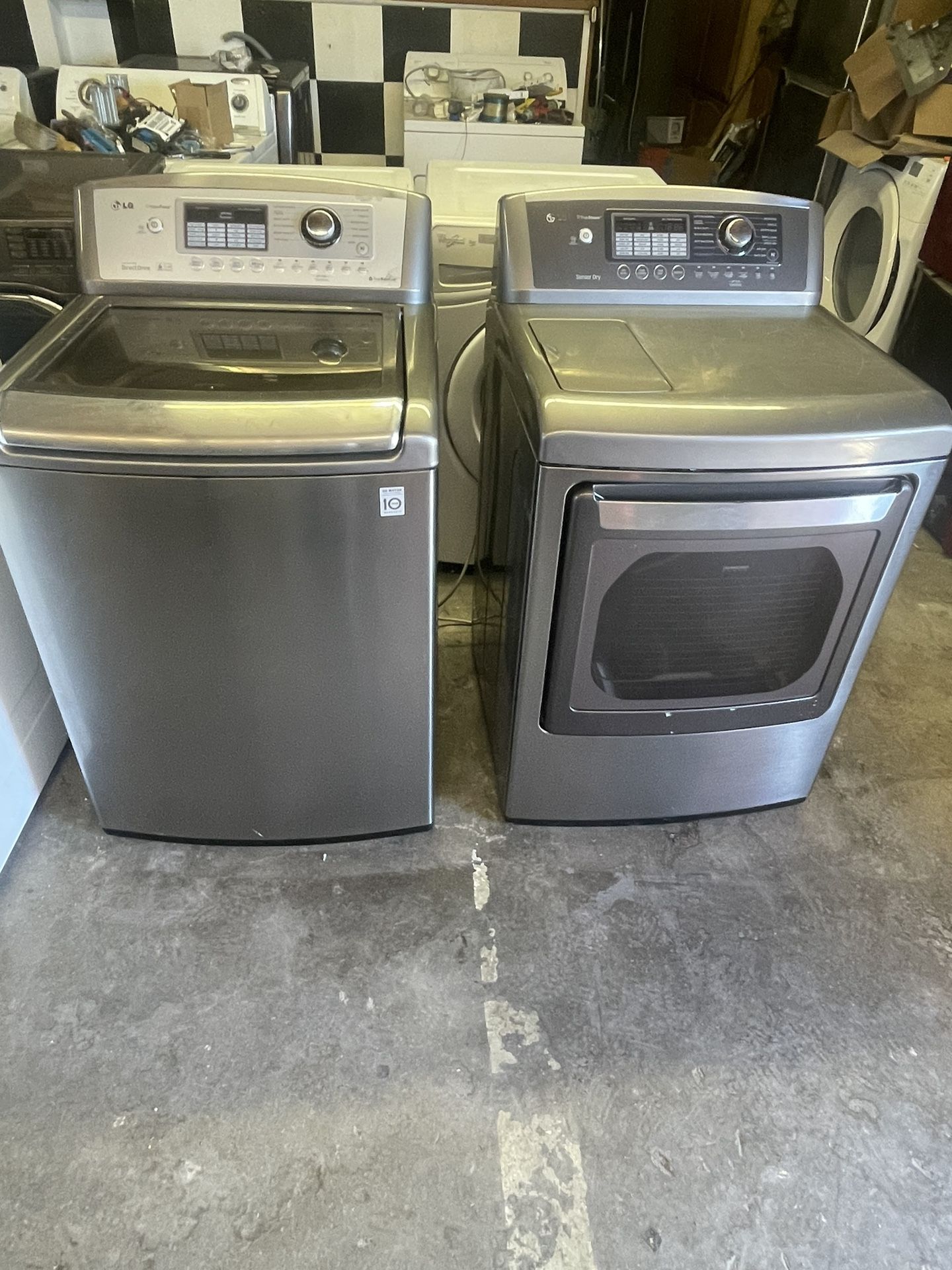 LG DRYER & WASHER SET