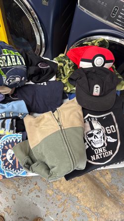 Bag of boy clothes size 10,12,14